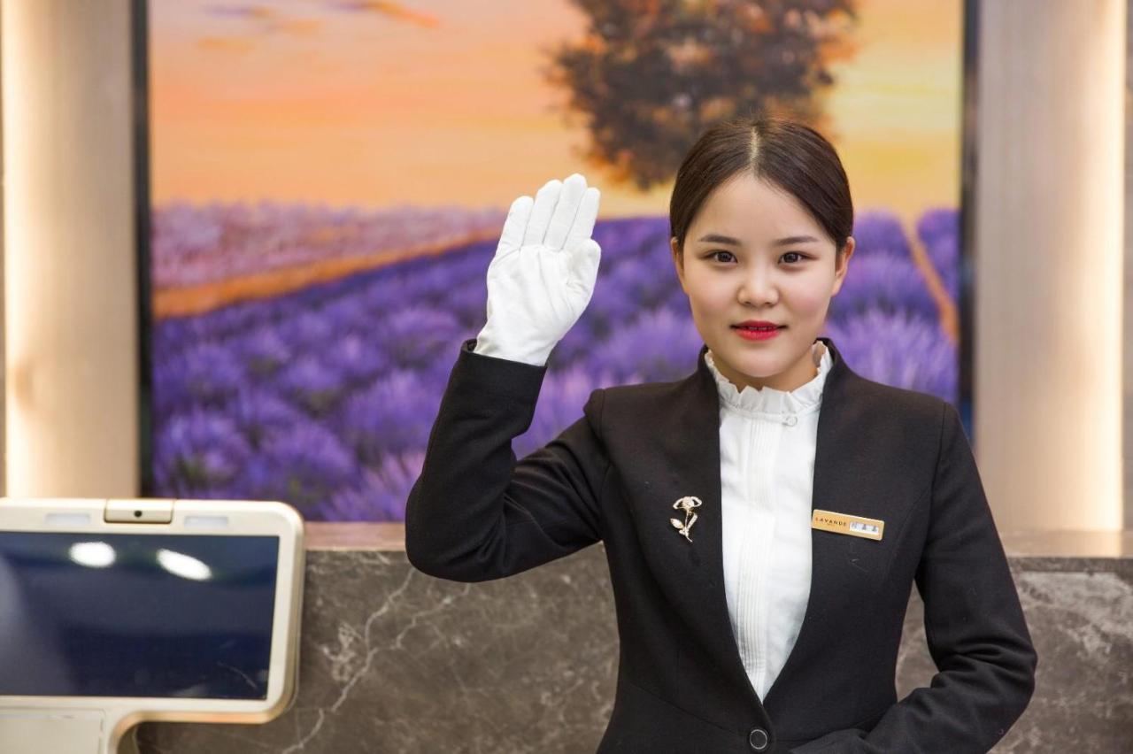 Lavande Hotels Heze Changjiang Road Wanda Plaza Buitenkant foto